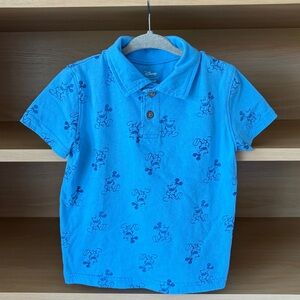 Disney Jumping Beans• Toddler Mickey Mouse Polo | Blue | 3T